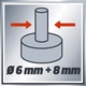 Фрезер, електричний 1100 Вт, Einhell TC-RO 1155 E (4350470) - изображение 5