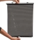 Шторка на вікно від сонця SunShield 56×125 см, чорна, без свердління, на присосках (VS7000774) - изображение 2