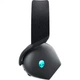 Навушники Dell Alienware Tri-Mode Wireless AW725H Black (545-BBFW) Dell 545-BBFW 1043431 - зображення 4