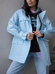Женский тренч Рим LEO PRIDE 0192 52 (54) Голубой ( LP - 0192/3 N ) - изображение 8