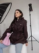 Жіночий тренч Рим LEO PRIDE 0192 52 (54) Шоколадний (LP-0192/1 N) - зображення 13