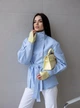 Женский тренч Франция LEO PRIDE 0191 46-48 Голубой ( LP - 0191/3 C ) - изображение 6