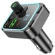 FM - трансмітер Borofone BC53 Highway car BT FM transmitter Black - изображение 5