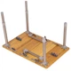 Туристичний стіл Bo-Camp Southwark 60x40cm Bamboo Brown (1404644) Bo-Camp 1404644 1003533 - зображення 5