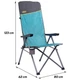 Крісло складане Uquip Justy XL Blue/Grey (244037) (DAS303232) Uquip DAS303232 1004194 - зображення 6
