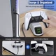 Зарядка для джойстика PS5 Dobe Док Станция для PlayStation 5 PS5 DualSense на 2 геймпада с LED подсветкой Белый - изображение 4