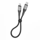 Кабель для зарядки USB Ridea RC-US42 UltraStrong Type-C to Lightning 30W 10V/3A 0.25m Черный - изображение 1