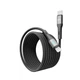 Кабель для заряджання та обміну даними Yoki YK-LE17 LED Series Type-C to Lightning 30W 3A/10V 2 m Black - зображення 5