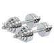 Гантели разборные FDSO TA-8052 15 кг пара Серебряный (56508174) - изображение 1