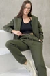 Жіночий спортивний костюм (кофта+штани) Nenka L Хакі (nenka3077-L) - изображение 3