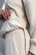 Жіночий вельветовий костюм (кофта+штани) Nenka S Молочний (nenka3606-S) - изображение 6