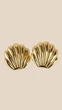 Сережки жіночі Мушлі Морська тематика LAWA WTJ02624 Золотий shop (2000999550805) - зображення 1