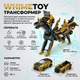 Трансформер «Дракон» WhimeToy, золотисто-черный - изображение 1