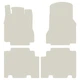 Двошарові килимки Sotra Premium White для Mercedes-Benz A-Class (V168)(long)(2 ряд роздільний) 2001-2004 (ST 91393-CH-White) - изображение 1
