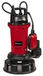 Насос для брудної води з ножем, Einhell GE-DP 900 Cut, (4181550) 900 Вт, 16000 л/год, вис. 11.5 м, глиб. 7 м, металевий/алюм. корпус - изображение 1