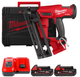 Пістолет цвяхів акумуляторний безщітковий MILWAUKEE M18 FN16GA-202X (32-64мм)(ЗУ+2Х2Ач) - изображение 1