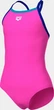 Купальник закритий для дівчат Arena SWIMSUIT LIGHT DROP SOLID рожевий 140 см - зображення 6