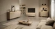 Комод с подсветкой Perfect Home Семи / Semi 4D/204 4-дверный Боливар натуральный/капучино - изображение 8