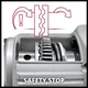 Перфоратор, Einhell TC-RH 800 4F (4257980) 4 функції, 800 Вт, 2,6 Дж, кейс - зображення 8