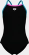 Купальник закритий для дівчат Arena SWIMSUIT LIGHT DROP SOLID чорний 116 см - зображення 7