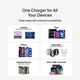 Зарядний пристрій 2×USB-C + USB-A GaN PD PPS Belkin BoostCharge Pro 70W White - зображення 3