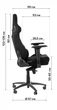 Кресло для геймеров GT Racer X-0712 Shadow Black - изображение 20