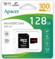 MicroSDHC Apacer 128GB MicroSDHC UHS-I Class 10 + SD adapter (AP128GMCSX10UB-R) - изображение 3