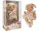 Лялька Woopie Little Vintage 24 см у сукні та шапочці зайчика (5906280656911) - зображення 5