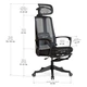 Крісло з масажним ефектом Mealux M4 Air Massage Black (арт. HF-M4 M/BB) - изображение 2