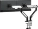 Настільна стійка Anda Seat Stealth PRO II Duo 17''-42'' Black & White (AD-W-A9-2S-BW) - зображення 8