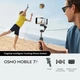 Складной стабилизатор для смартфона DJI OSMO Mobile 7P (Стедикам) / Умное отслеживание лица / C технологией Anti-Shake для влогов и стримов - изображение 8