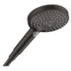 Душова лійка HANSGROHE Raindance EcoSmart+ із кнопкою 125мм пластик чорна 26516670 - зображення 1