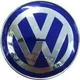 Ковпачки в диски для Volkswagen, 60 мм заглушка, значок емблема в колеса (комплект 4 шт.) - зображення 2