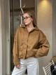 Жіноча вітровка в стилі Zara бежевий S-L 1457/31 - изображение 1