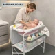 Пеленальний столик з ванною X-658 / Пеленальний столик 2 в 1 з ванною для купання Рожевий 5094779/2 - зображення 2