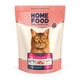 Сухий корм для котів Home Food Adult Healthy Skin and Shiny Coat 400 г - зображення 1