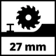 Мініпила дискова (роторайзер), Einhell TC-CS 89 , 600 Вт, диски 89х10 мм, 7200 об/хв, набір дисків 3 шт - изображение 7
