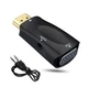 Адаптер преобразователь HDMI - VGA с аудио Черный (0659) - изображение 1