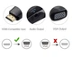 Адаптер преобразователь HDMI - VGA с аудио Черный (0659) - изображение 2