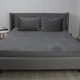 Простирадло ТЕП "VELOUR" з резинкою сіре, 180x200 - зображення 1