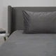 Простирадло ТЕП "VELOUR" з резинкою сіре, 180x200 - зображення 2