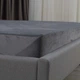 Простирадло ТЕП "VELOUR" з резинкою сіре, 180x200 - зображення 4