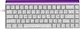 Клавіатура Ajazz NK68 Red Switch White USB-C (NK68-R-S-W) - зображення 2