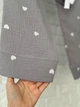 Женская муслиновая пижама Сердца COSY брюки+рубашка M серый M110P - изображение 4