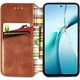Чохол Deexe Rhombus Wallet для Motorola Edge 70 Fusion - Brown - зображення 3