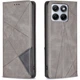 Чохол-книжка з кишеньками UniCase Geometric Pattern для Motorola Edge 70 Fusion - Grey - зображення 1