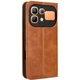 Чехол-книжка Deexe Retro Style для Infinix Note 60 / 60 Pro - Brown - изображение 6