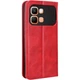 Чохол-книжка Deexe Retro Style для Infinix Note Edge - Red - зображення 6