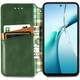 Чохол Deexe Rhombus Wallet для Motorola Edge 70 Fusion - Green - зображення 3