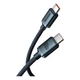 Кабель 100W Baseus Crystal Shine Series Fast Charging Data Cable Кабель Type-C to Type-C (20V/5 А) 1.2m CAJY000601 Black - зображення 3